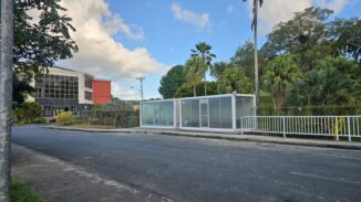 New BUS SHED now Transit Lounge